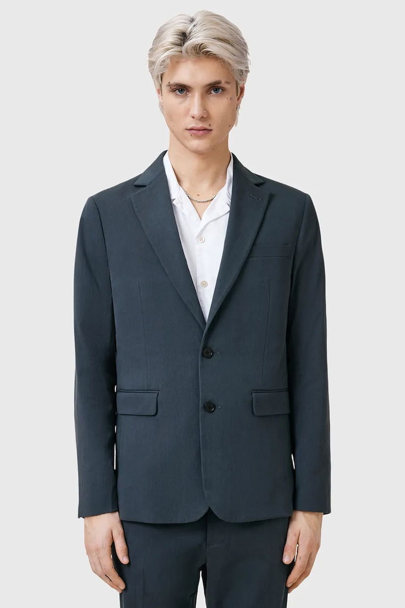 AllSaints sacou BAY culoarea negru, M017QC