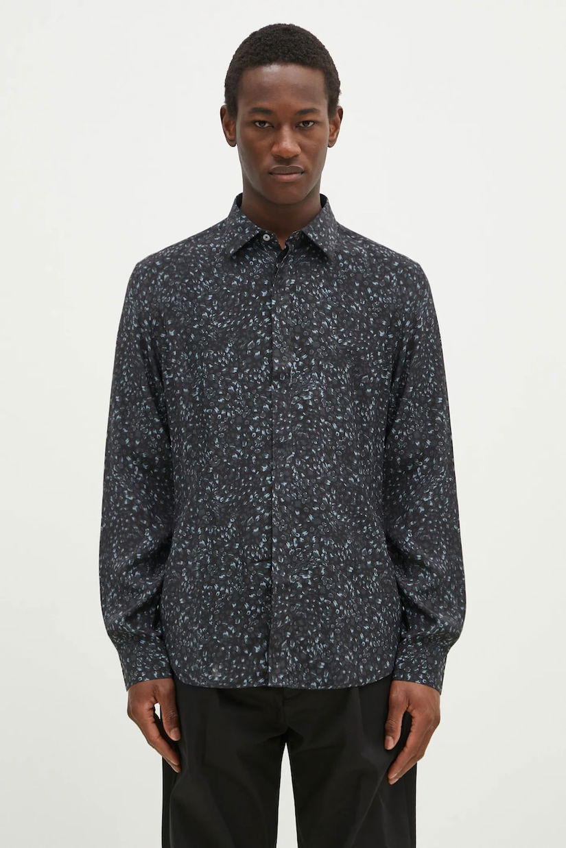 Paul Smith cămașă bărbați, cu guler clasic, slim, M1R-656U-P02579