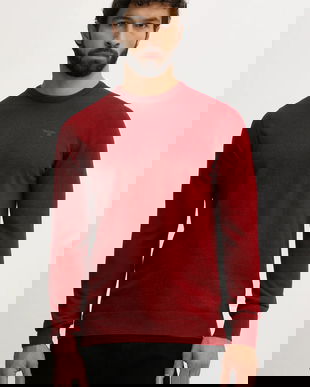 Barbour pulover de lână culoarea maro, MKN0345