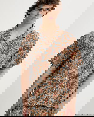 Levi's camasa culoarea bej, relaxed