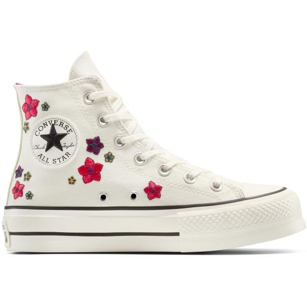 Tenisi unisex Converse Chuck Taylor All Star Lift Platform Flowers A15463C, 40, Bej