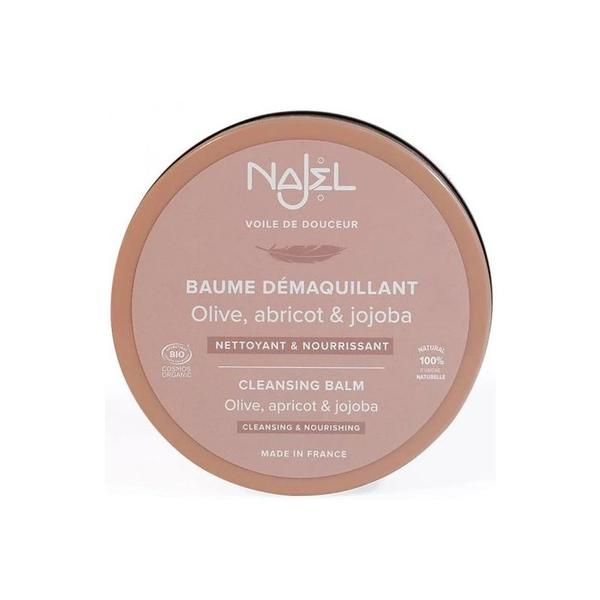 Balsam Demachiant Natural Bio, fara Parfum - Najel Cleansing Balm Olive &amp; Apricot &amp; Jojoba, 120 g