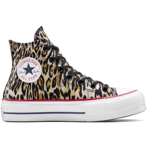 Tenisi unisex Converse Chuck Taylor All Star Lift Platform Leopard A15462C, 37, Maro