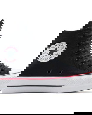 Tenisi unisex Converse Chuck Taylor All Star Lift Platform Leopard A14533C, 39, Negru