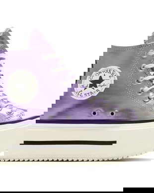 Tenisi unisex Converse Chuck Taylor All Star Lift Double Stack Platform Metallic A15163C, 40, Mov