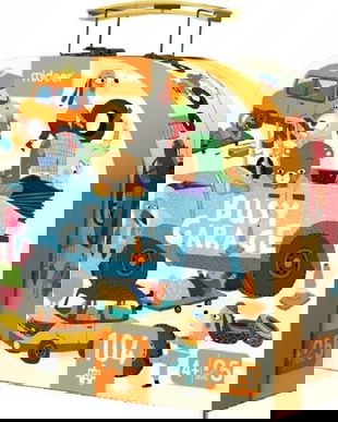 Puzzle in valiza. Busy Garage. 104 piese