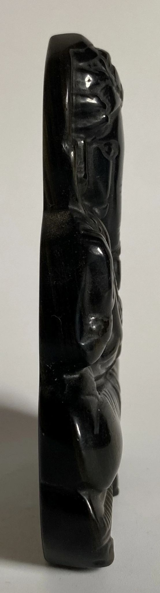 Obsidian Auriu - Sculptura Ganesha