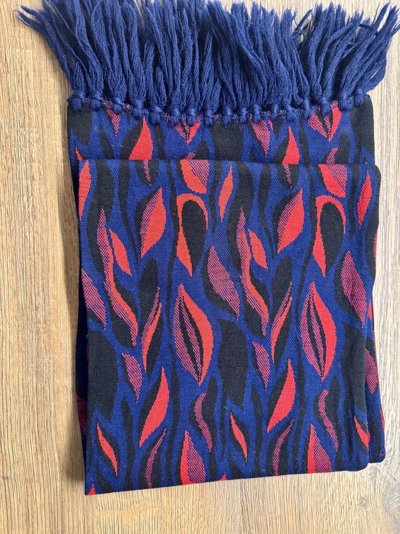 FULAR VINTAGE PELO LANA PURA VIRGINA