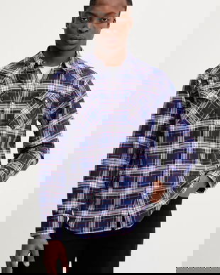 Levi's cămașă culoarea bleumarin, cu guler clasic, regular, 85744