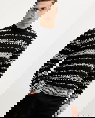 United Colors of Benetton pulover din amestec de lână culoarea negru, 18AYK10AP