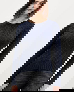 Hollister Co. pulover culoarea bleumarin, light, KI350-5305-200