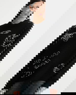 ZADIG&VOLTAIRE pulover de lână culoarea negru, KWSW02902