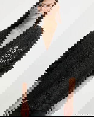 ZADIG&VOLTAIRE cardigan din lână culoarea gri, light, KWCA01667