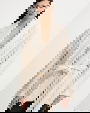 ZADIG&VOLTAIRE cardigan din lână culoarea bej, călduros, KWCO01526