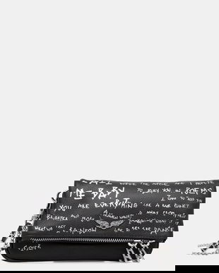 ZADIG&VOLTAIRE poșetă de piele culoarea negru, LWBA03907