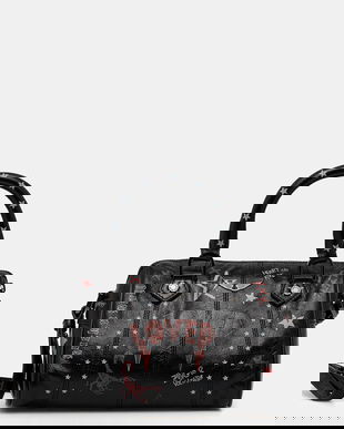 ZADIG&VOLTAIRE poșetă de piele culoarea negru, LWBA04146