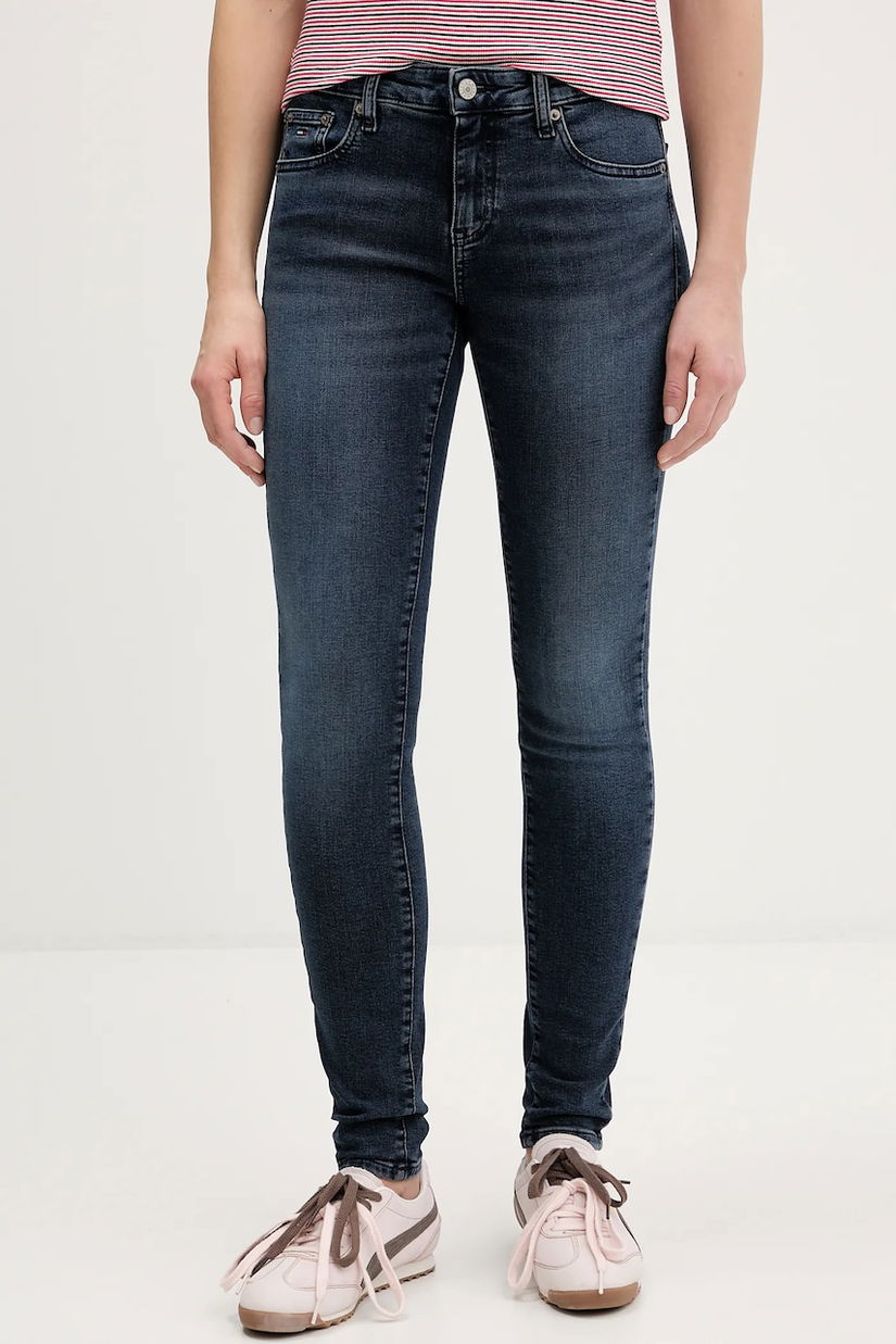 Tommy Jeans blugi culoarea bleumarin, DW0DW22451