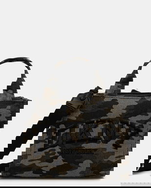 Dkny poșetă culoarea verde, R54AGC80