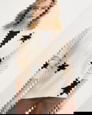 ZADIG&VOLTAIRE cardigan din cașmir culoarea bej, KWCA01626