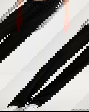 Tommy Jeans pantaloni de trening culoarea negru, uni, DW0DW22633