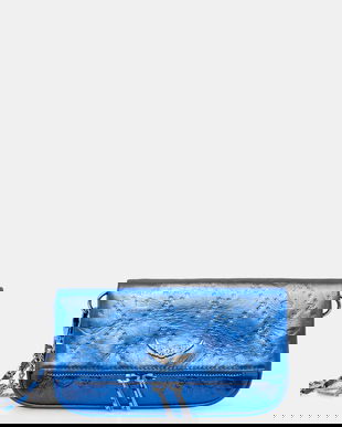 ZADIG&VOLTAIRE poșetă de piele culoarea bleumarin, LWBA04035