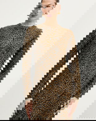 Morgan rochie din amestec de lână culoarea verde, mini, mulata, RMBEO