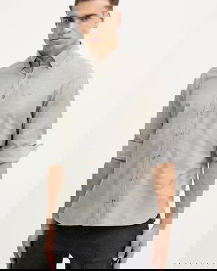 Hackett London cămașă din bumbac culoarea verde, cu guler button-down, regular, HM3010548