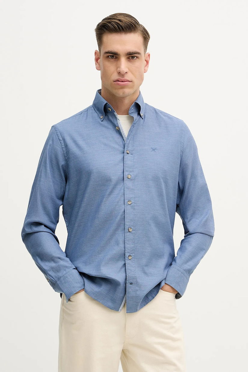 Hackett London cămașă din bumbac cu guler button-down, regular, HM3010548