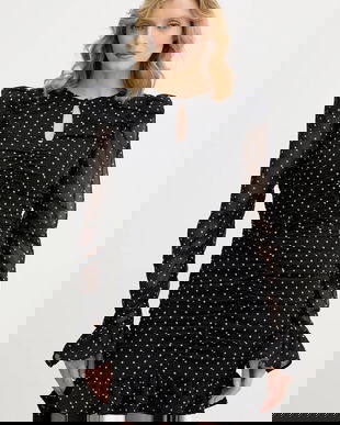 Rotate rochie culoarea negru, 115224000