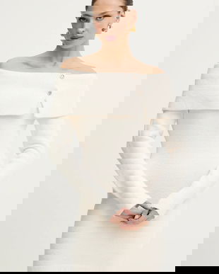 Morgan rochie culoarea bej, mini, mulata, RMBOGO