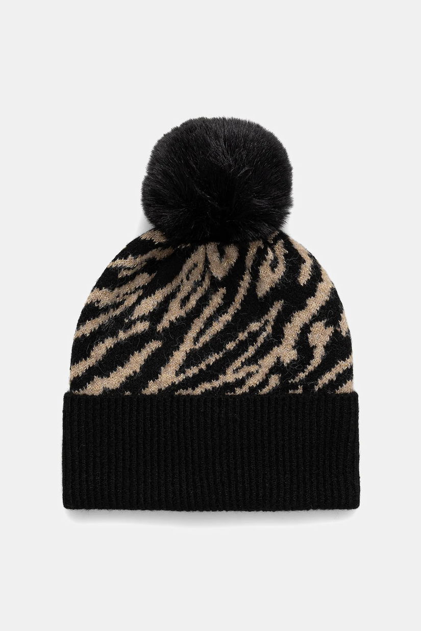 Morgan căciulă din amestec de lână culoarea negru, 5BOZEB