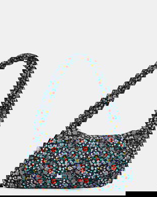 Tommy Jeans poșetă culoarea verde, AW0AW18060