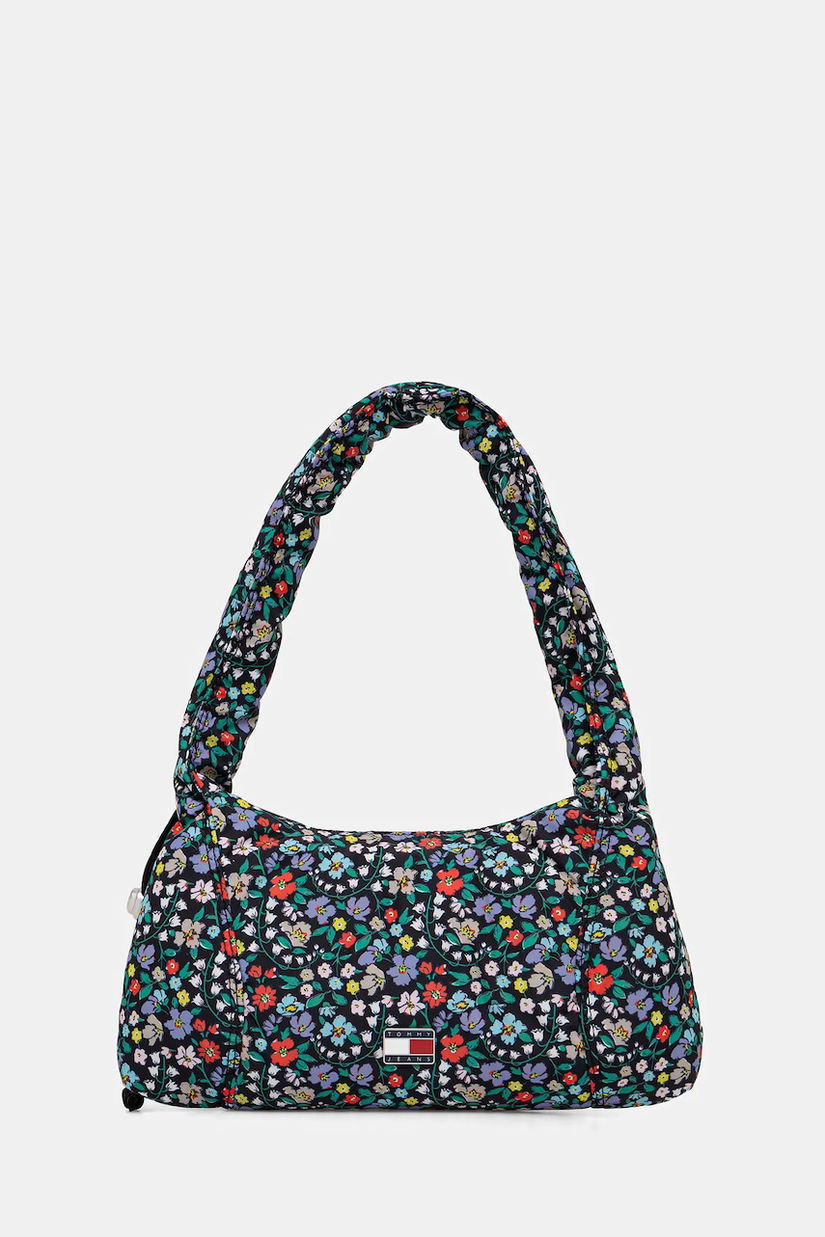 Tommy Jeans poșetă culoarea verde, AW0AW18060