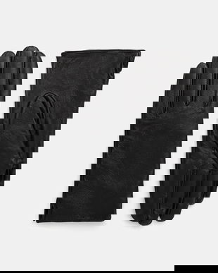 Answear.LAB manusi de piele culoarea negru