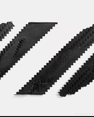 Answear.LAB manusi de piele culoarea negru