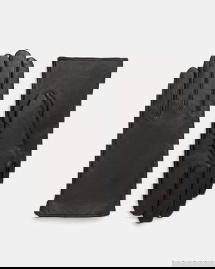 Answear.LAB manusi de piele culoarea maro