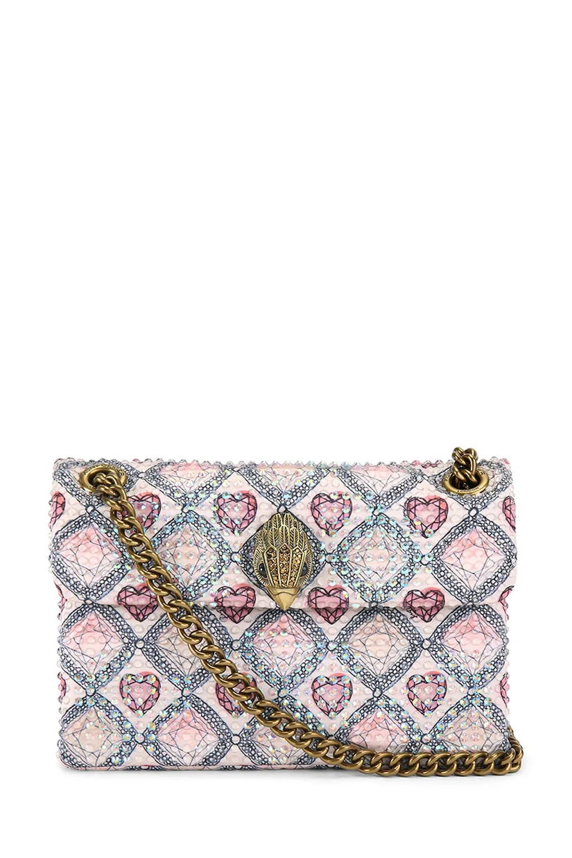 Kurt Geiger London poșetă Kensington culoarea bej, 5018143609