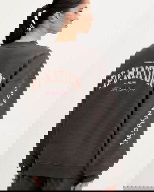 P.E Nation bluză Smoke culoarea gri, cu glugă, cu imprimeu, 254F068