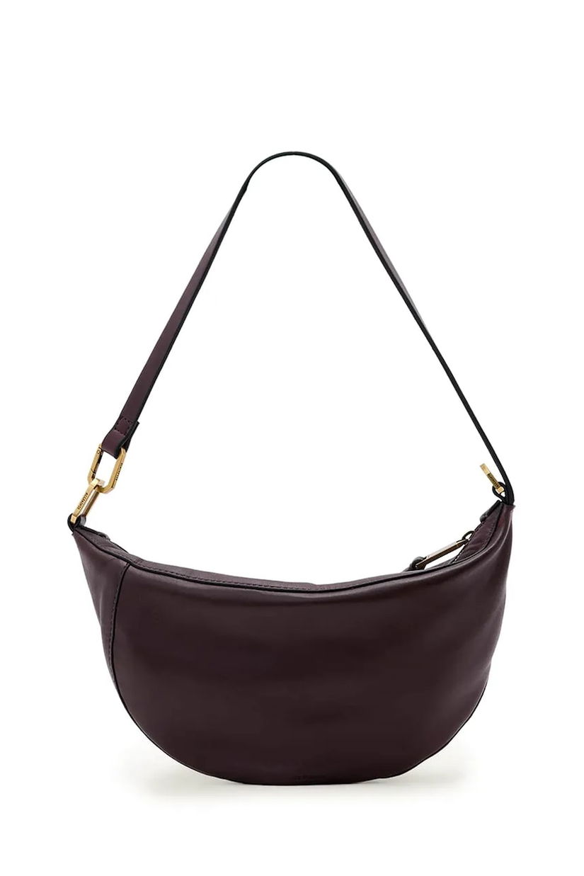 AllSaints poșetă de piele culoarea maro, W546XD