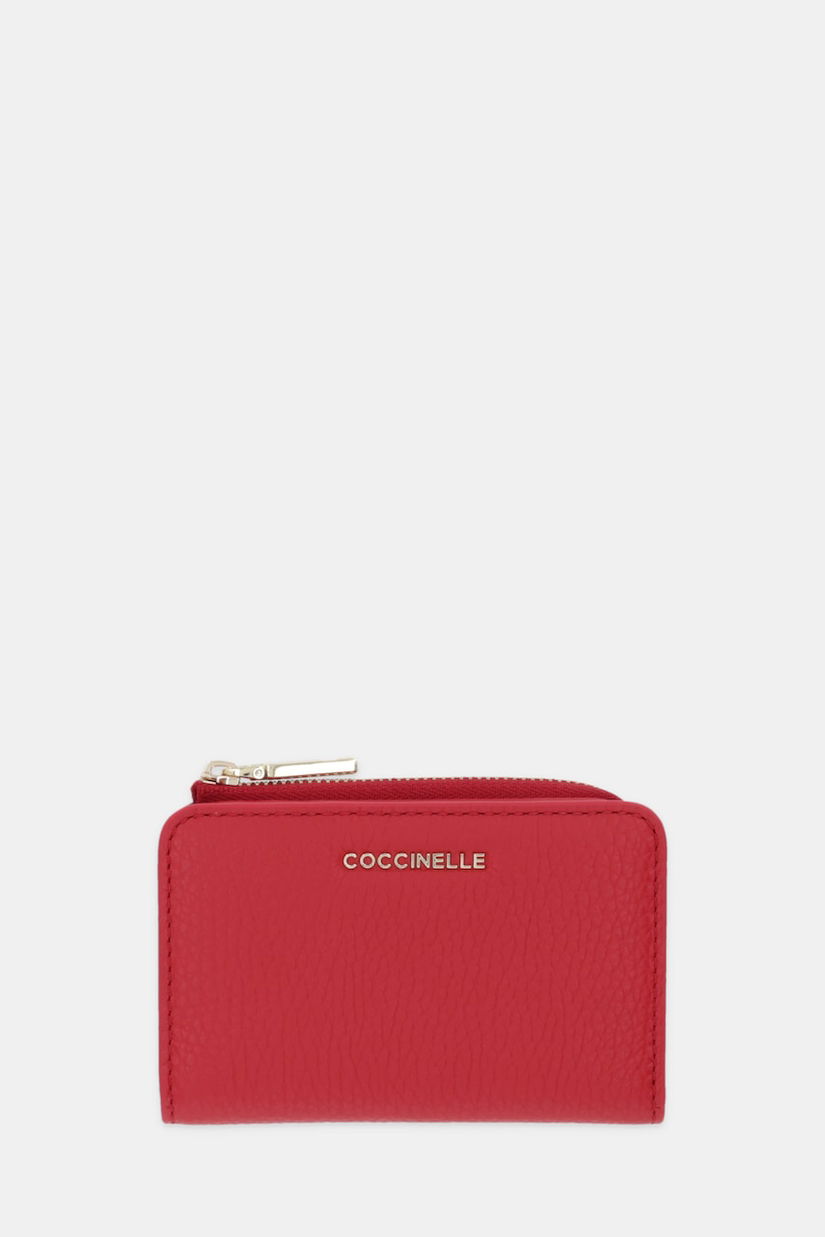 Coccinelle portofel de piele culoarea violet, E2 MW5 17 01 01