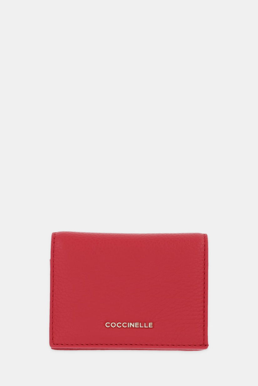 Coccinelle portofel de piele culoarea negru, E2 MW5 17 21 01