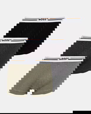 BOSS boxeri 3-pack culoarea negru, 50492200