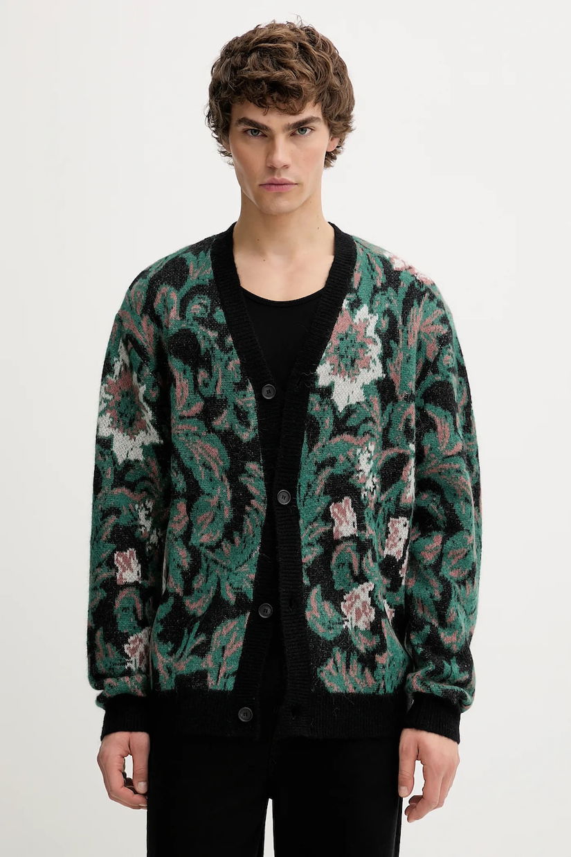 Les Deux cardigan cu alpaca Alex culoarea negru, 1000568