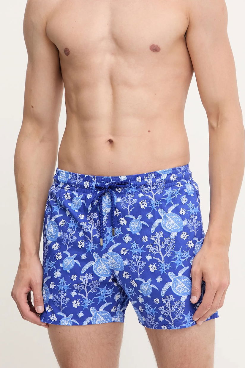 Vilebrequin pantaloni scurți de baie MOORISE culoarea violet, MSOCF127