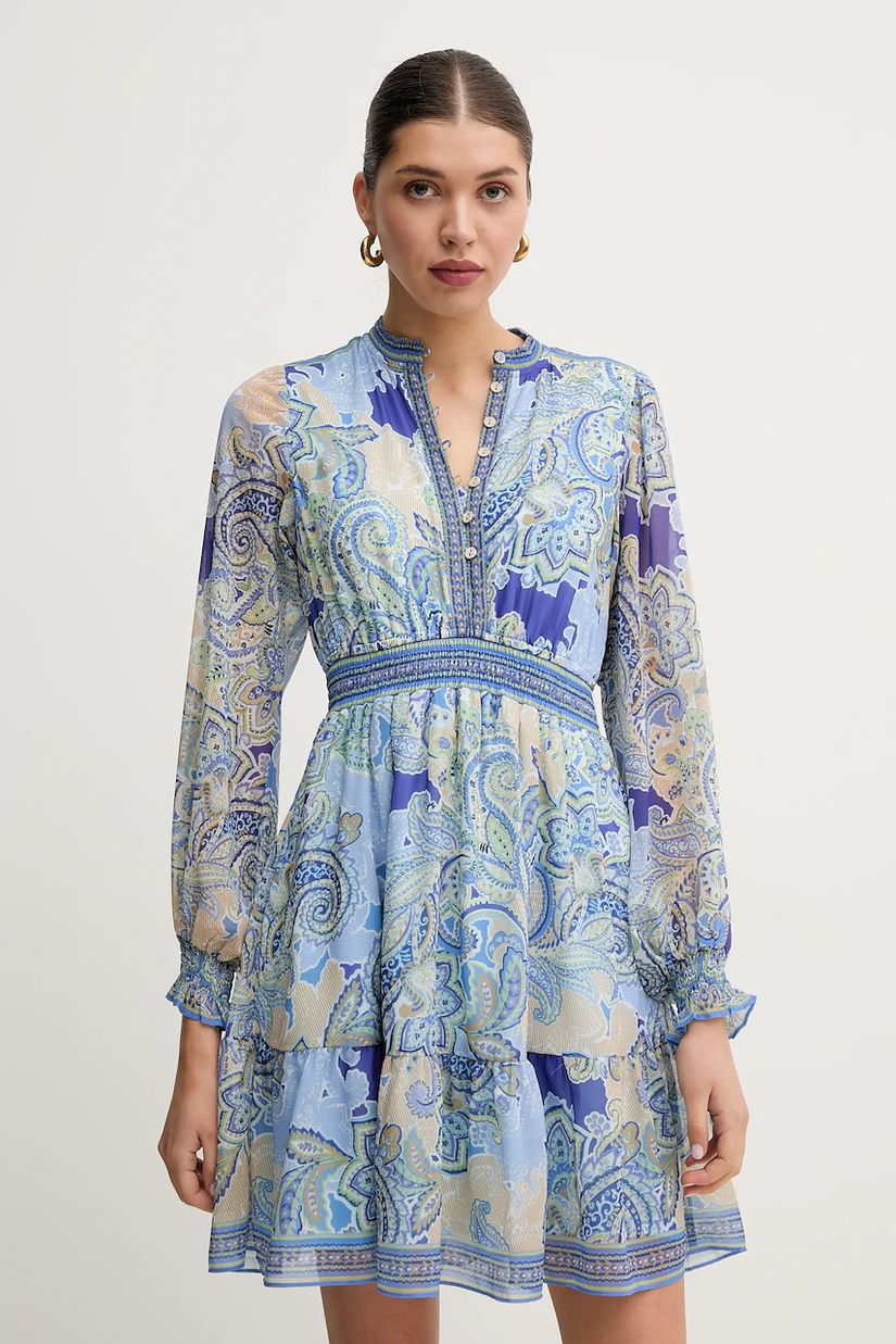 Hale BOB rochie Shelby culoarea violet, mini, evazată, 4YDD630A