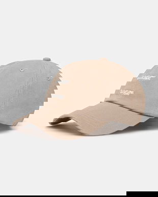 Samsoe Samsoe șapcă de baseball din bumbac SAADDIE culoarea bej, cu imprimeu, U10000001