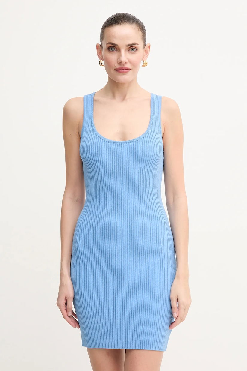 MICHAEL Michael Kors rochie culoarea violet, mini, mulată, MS5830I33D