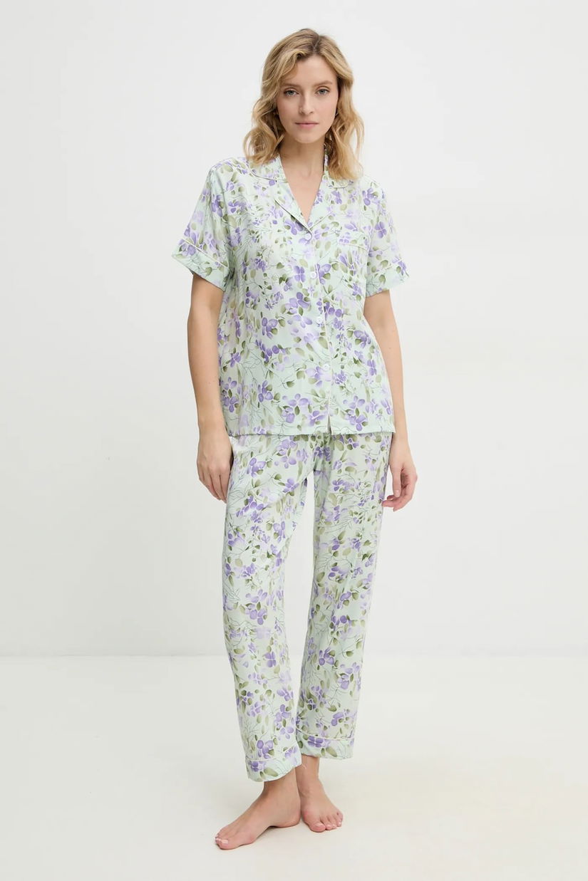 Answear Lab pijama femei, culoarea violet