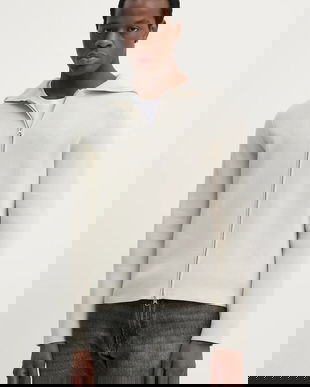 Samsoe Samsoe cardigan SANIKLAS barbati, culoarea gri, M25100001