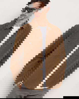 BOSS Orange cămașă din bumbac bărbați, culoarea verde, cu guler clasic, regular 50506734